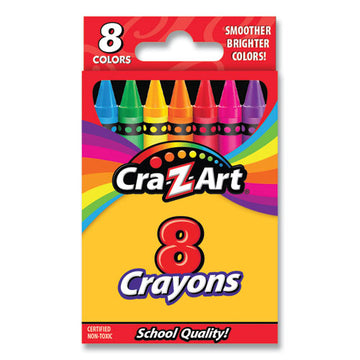 Cra-Z-Art® Crayons, 8 Assorted Colors, 8-pack freeshipping - TVN Wholesale